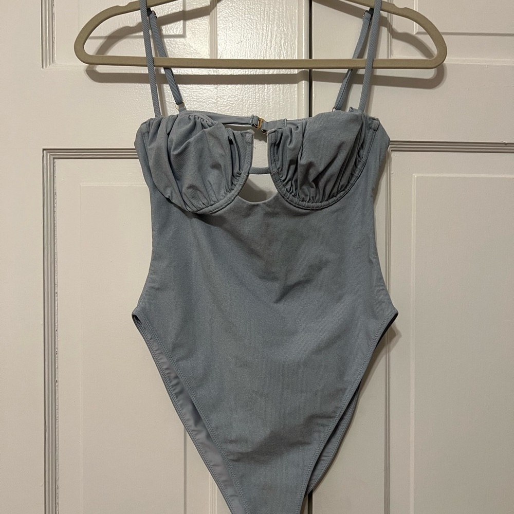 Montce Light Blue Cutout Swimsuit
